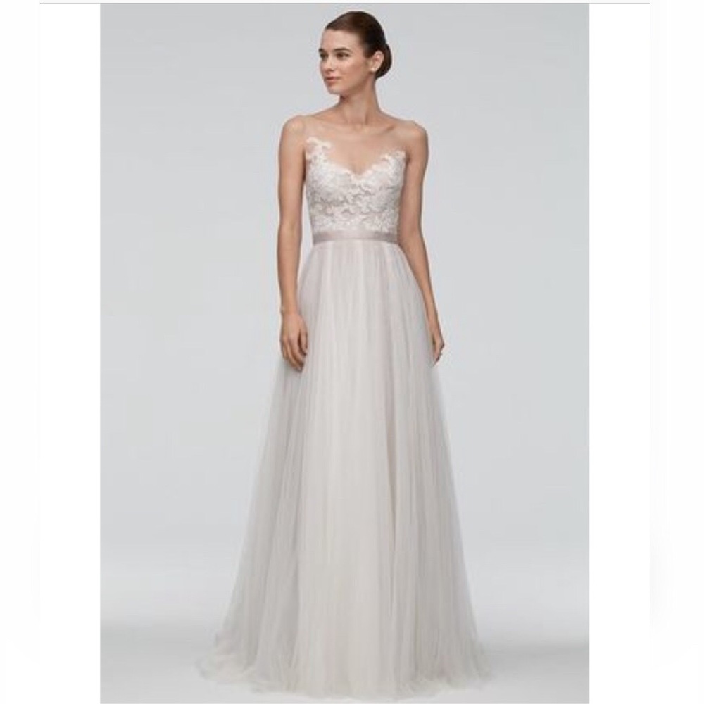 Watters Lace and Tulle Azriel Wedding Dress